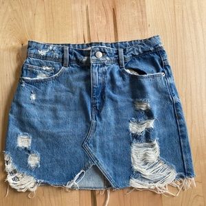 Denim skirt